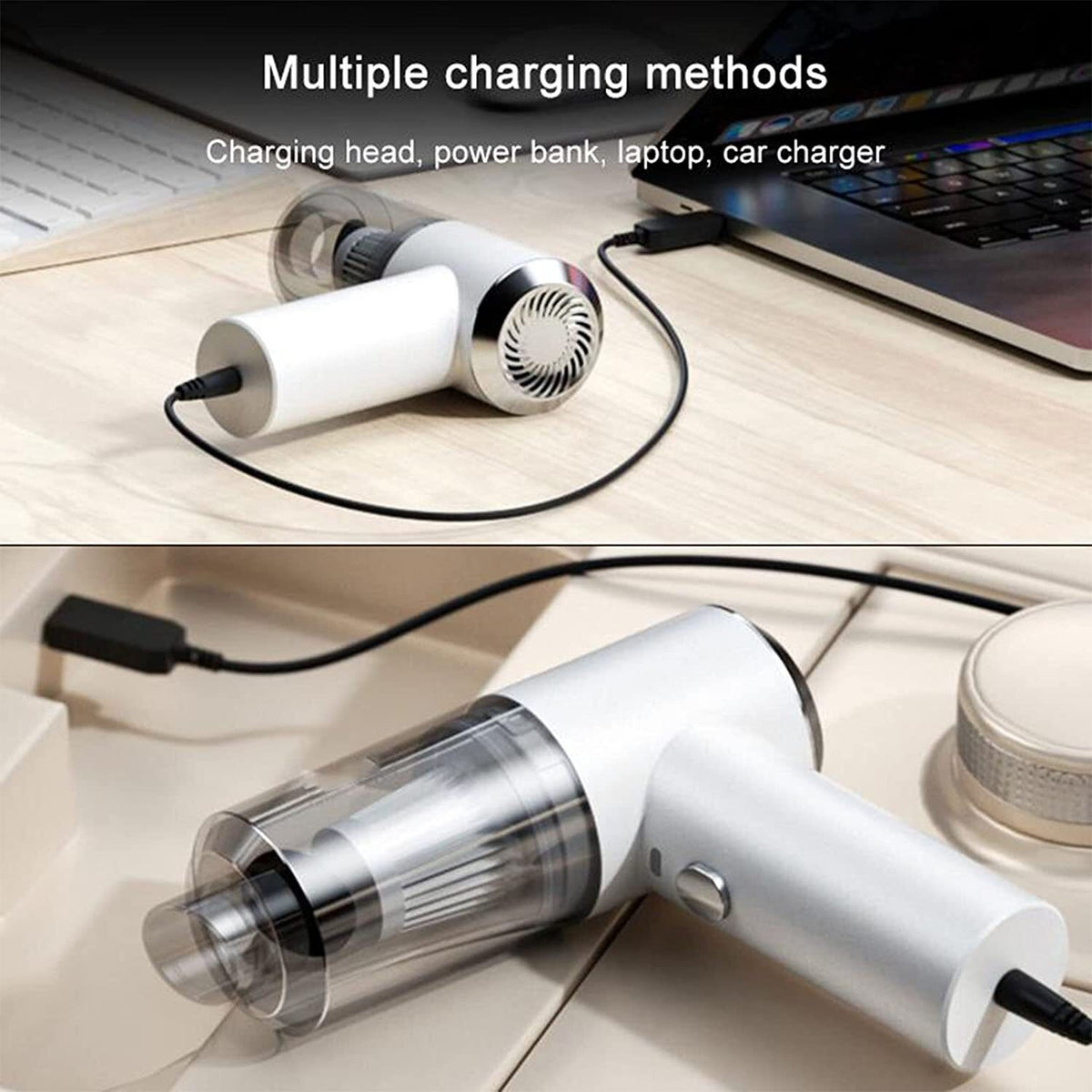 Cordless Rechargeable Home Car Vacuum Cleaner Handheld Dust Blower Portable