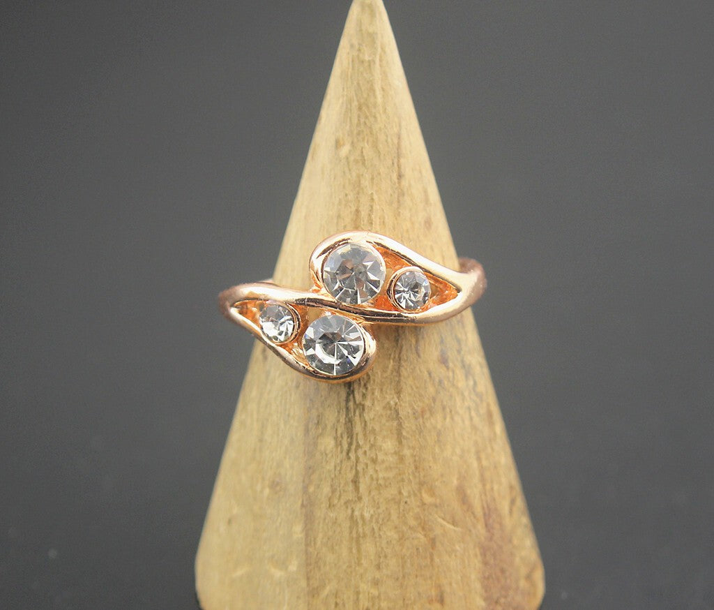 60pcs Mixed Style Rhinestone Rings Wholesale Lots Women Fashion Jewellery Ring