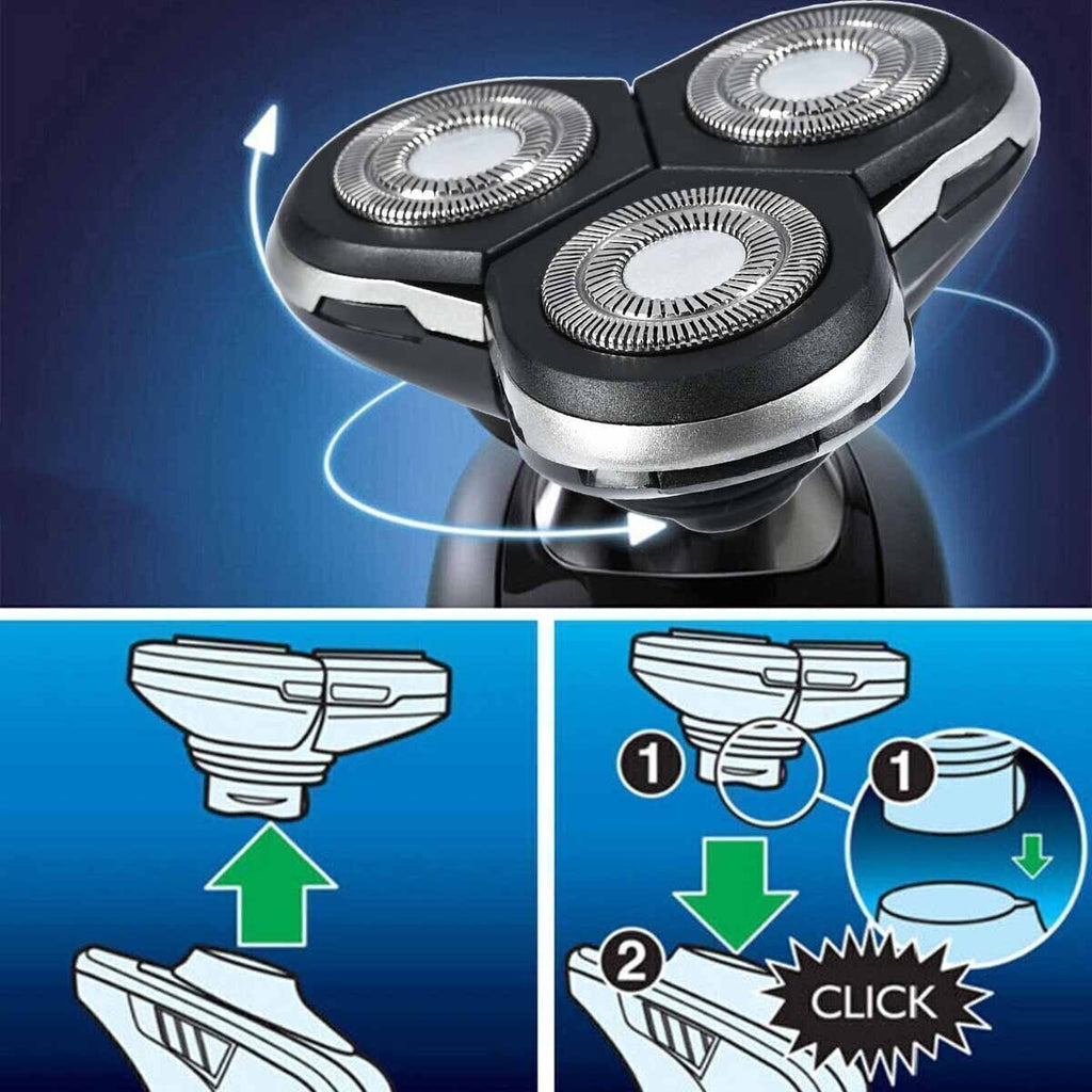 1/2x Replacement Shaving Head for Philips SensoTouch 3D RQ1050 RQ1250 RQ1280R