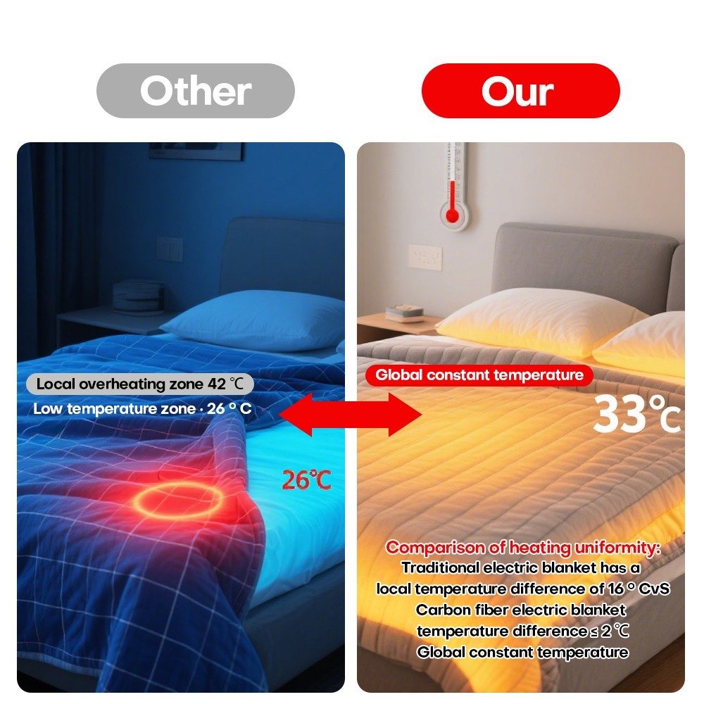 Electric Blanket Heated Throw Over Luxurious Fleece Washable Digital Controller