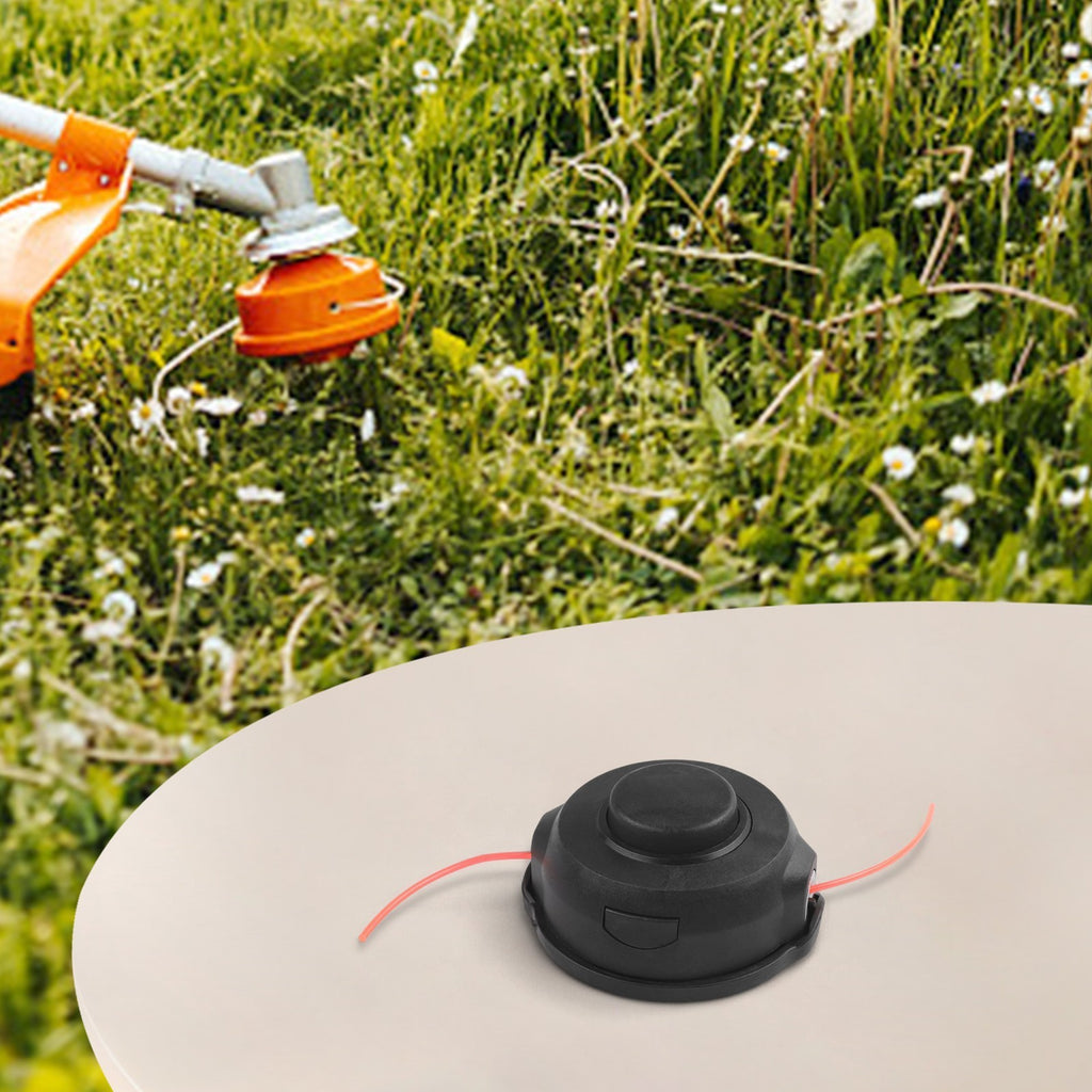 Trimmer Head M8 X 1 25 LH with Bump and Feed Perfect for Lawn and Garden Tasks.*
