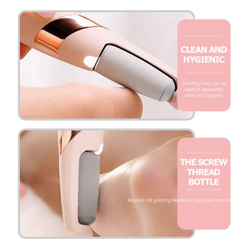 6 Pcs FOR Nu You Pedi Roller No Electric Face Foot Grinder Replacement Head