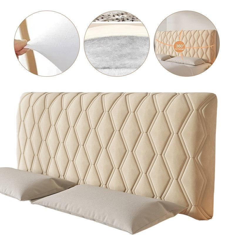 Cotton Warm Bed Headboard Cover Thickened Bed Backrest Protector Universal
