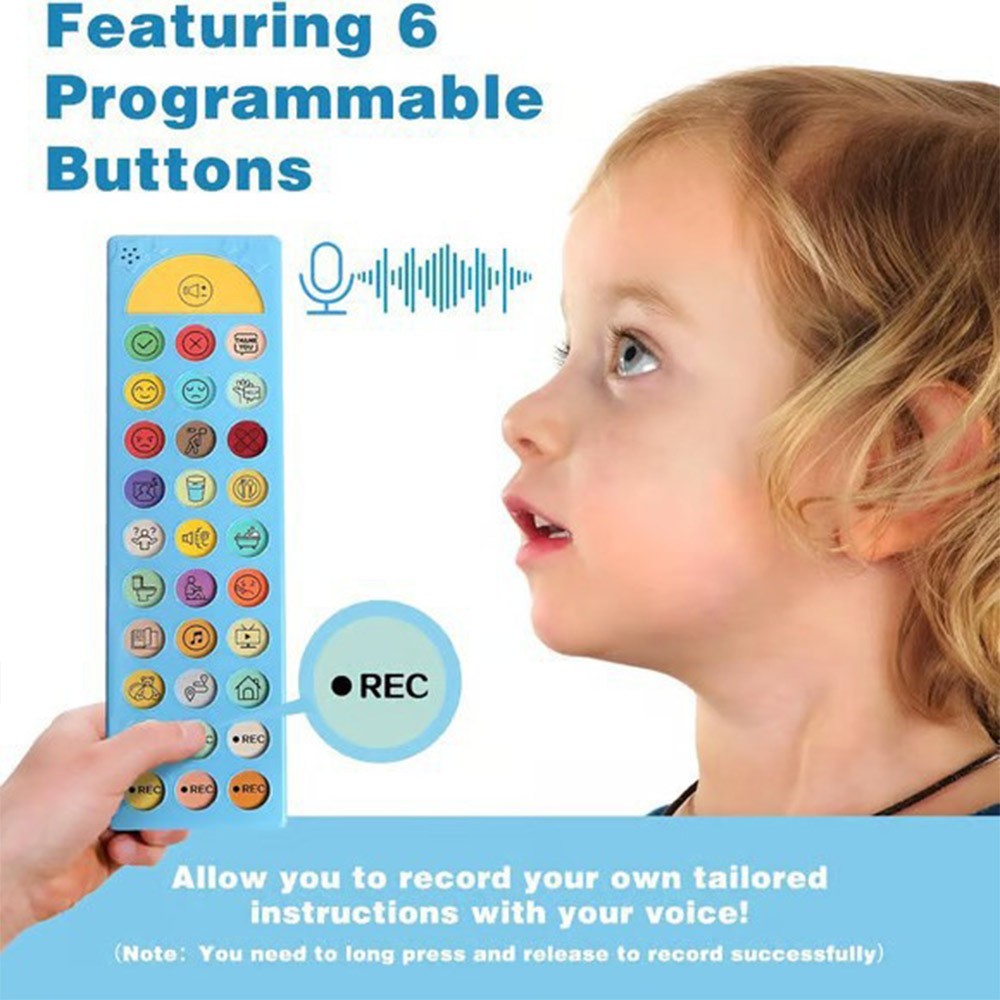 Lightweight AAC Communication Aid: 24 Buttons for Effective Speech Therapy