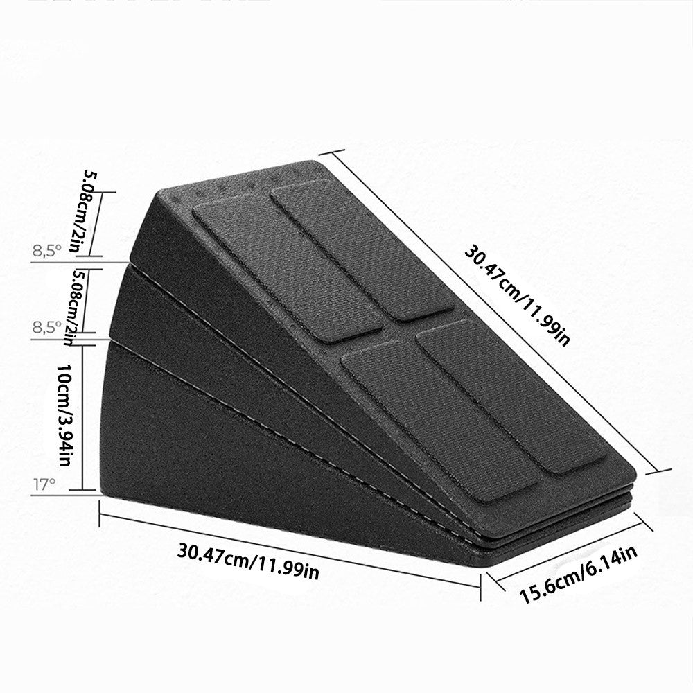 3pcs Slant Board Ramp Yoga Wedge Stretch Slant Boards Non-Slip Squat Wedge Block