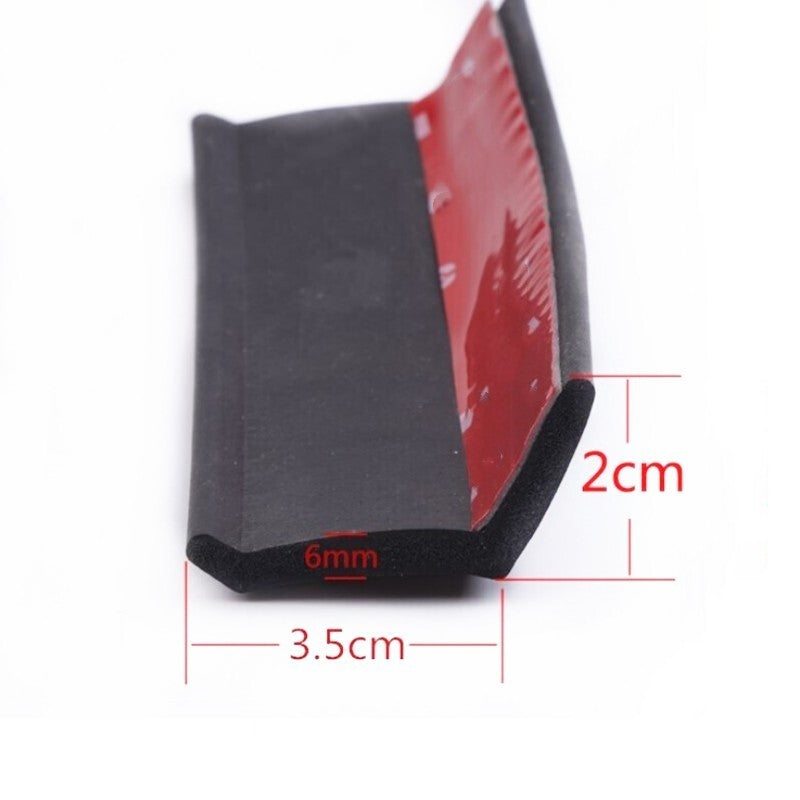5m Heavy Duty Rubber Garage Door Threshold Seal – Floor Weather Draught Excluder