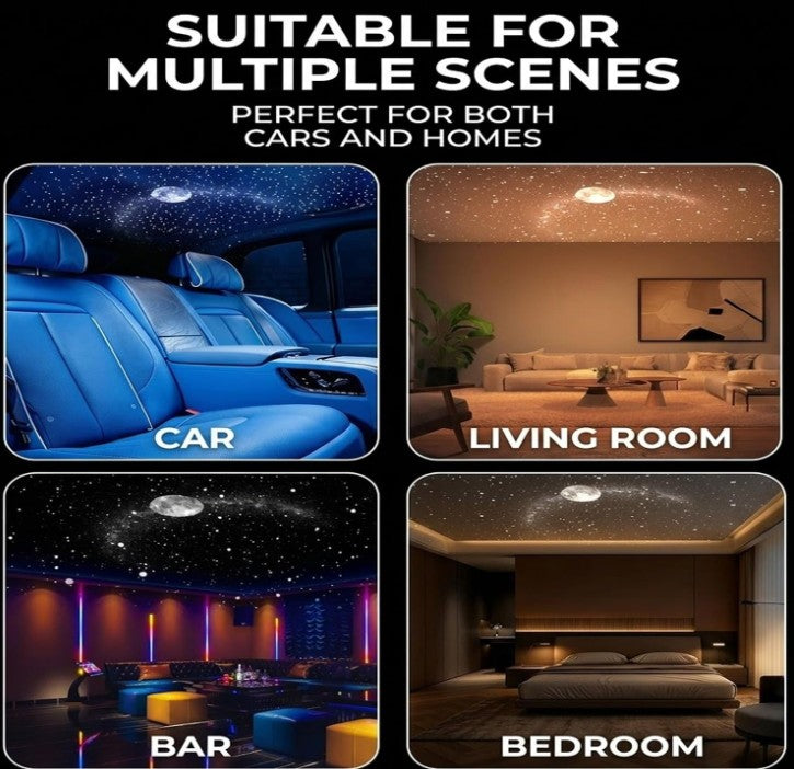 Upgraded Plug and Play Hd Star Projector,Hd Smart Dynamic 2D Holographic Light
