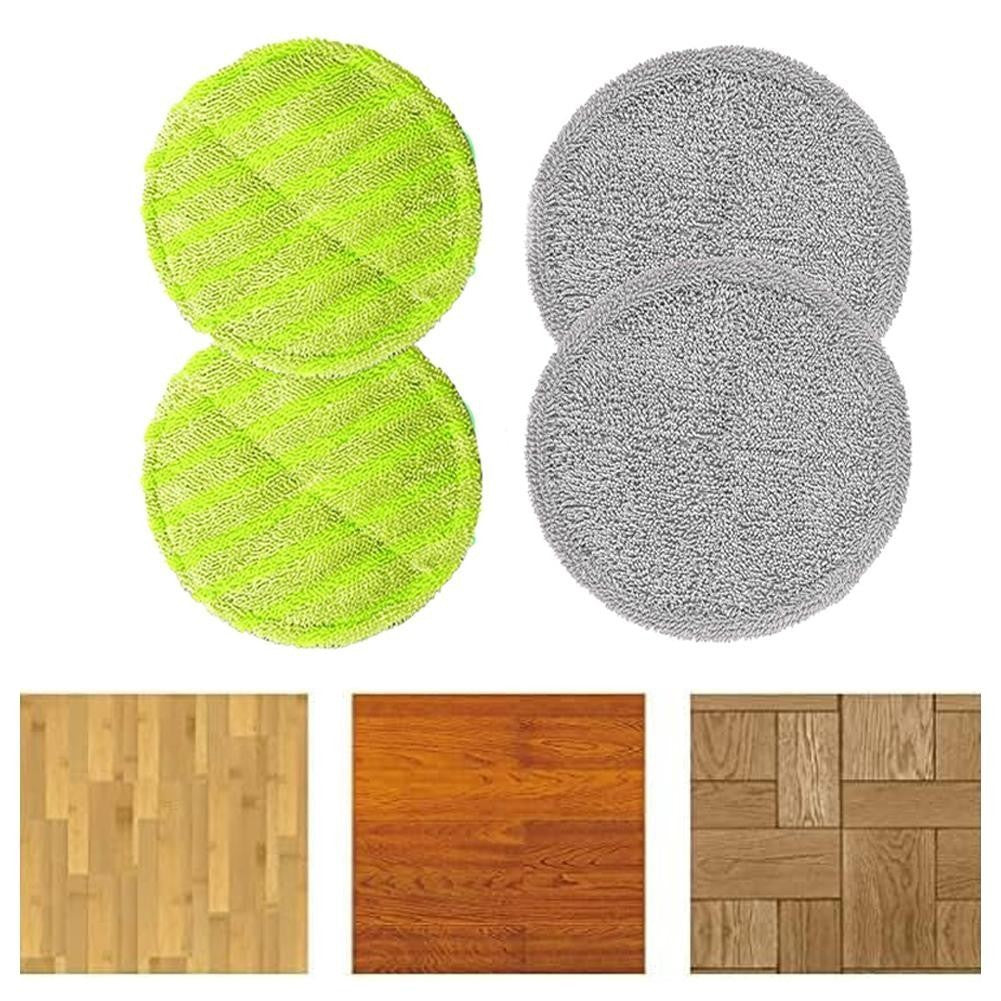 Reusable Cleaning Pads for Motorized Spin Mop Compatible with For GOBOT
