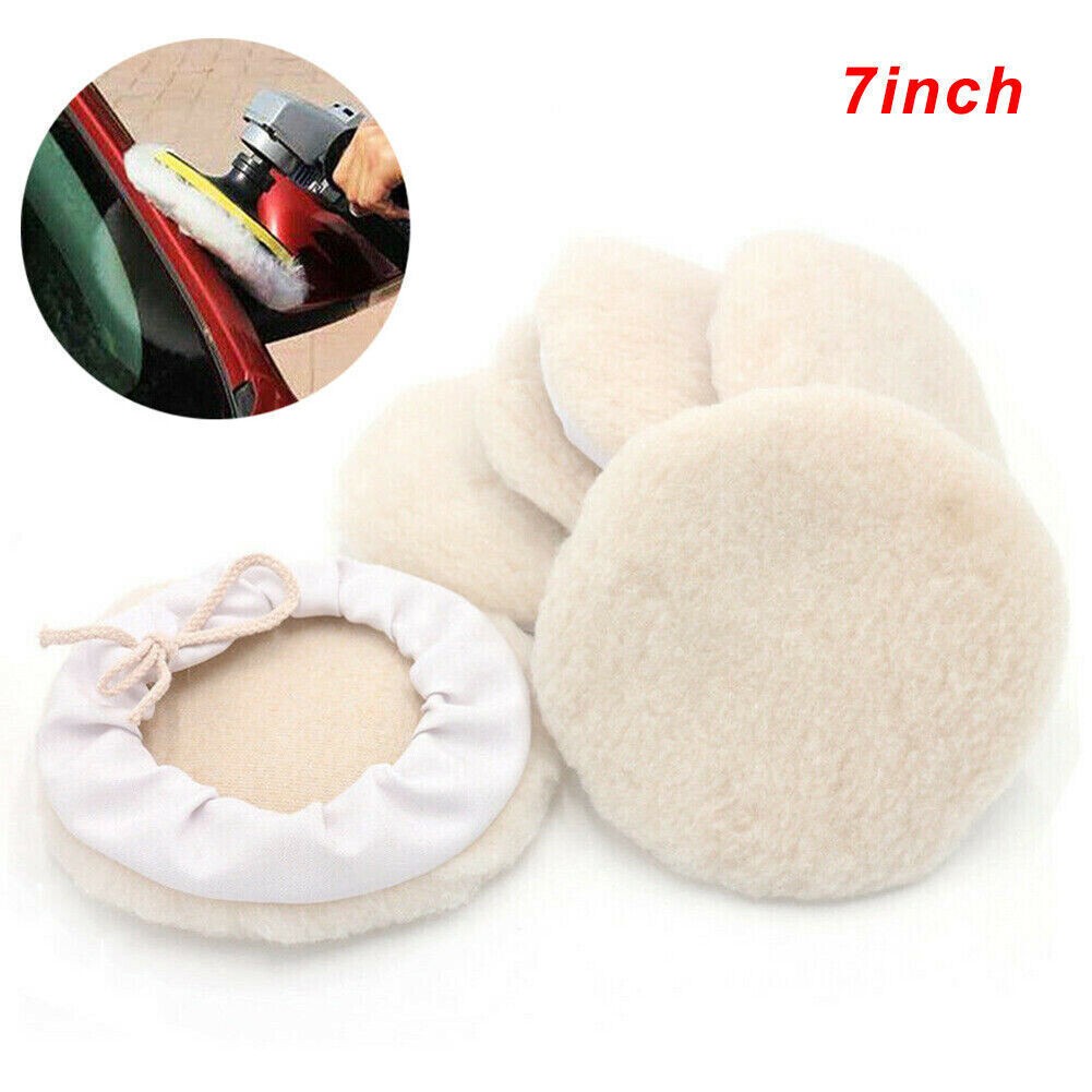 7 Inch 180mm Car Polisher Pad Buffer Waxing Buffing Polishing Sponge Pads (X6)