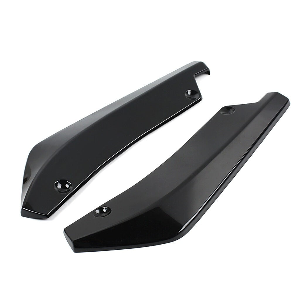 Universal Rear Bumper Corner Lip Splitter Diffuser Body Kit Black Replacement UK