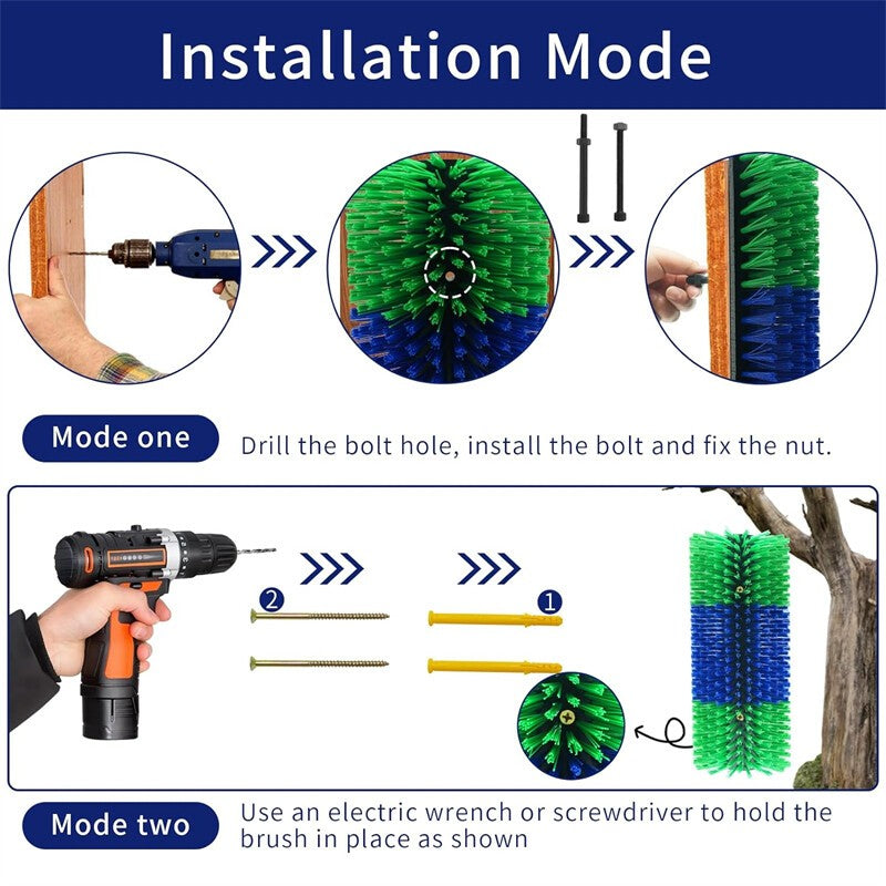 Livestock Scratch Brush Anti-itch Scratcher for Goat Cattle Cow Sheep Horse
