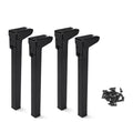 4 Pack Folding Table Legs Heavy Duty Metal Locking Bench Desk Furniture 8–12in
