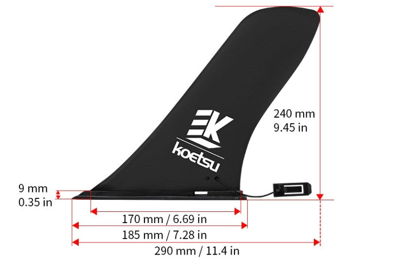 Surfboard Fins Stand up Paddle Board Fin Kayak Fin Inflatable Paddleboard Fin