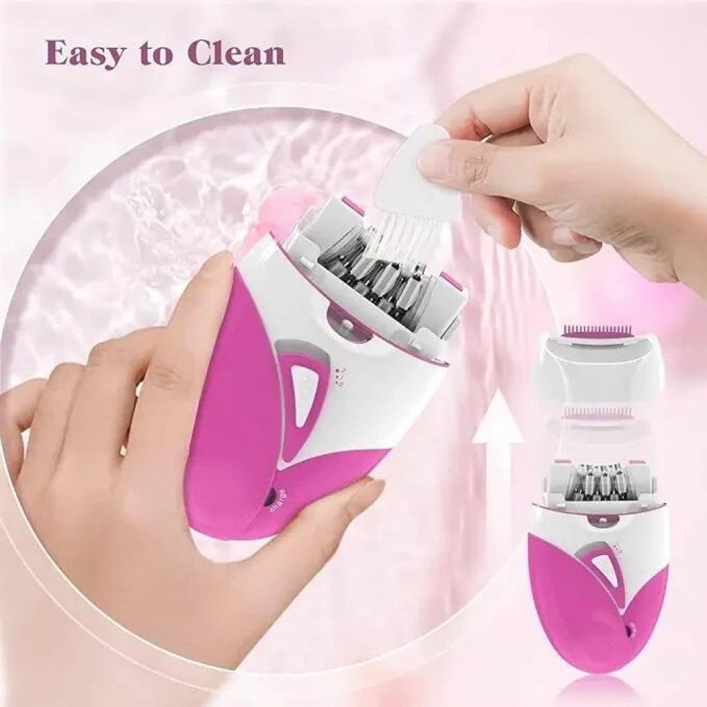 Epilator For Women Cordless Rechargeable Lady Body Facial Hair Removal Shaver UK