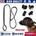 180cm Figure of 8 Anti Pull Dog Lead Padded Nose Stop Pulling Training Slip Lead