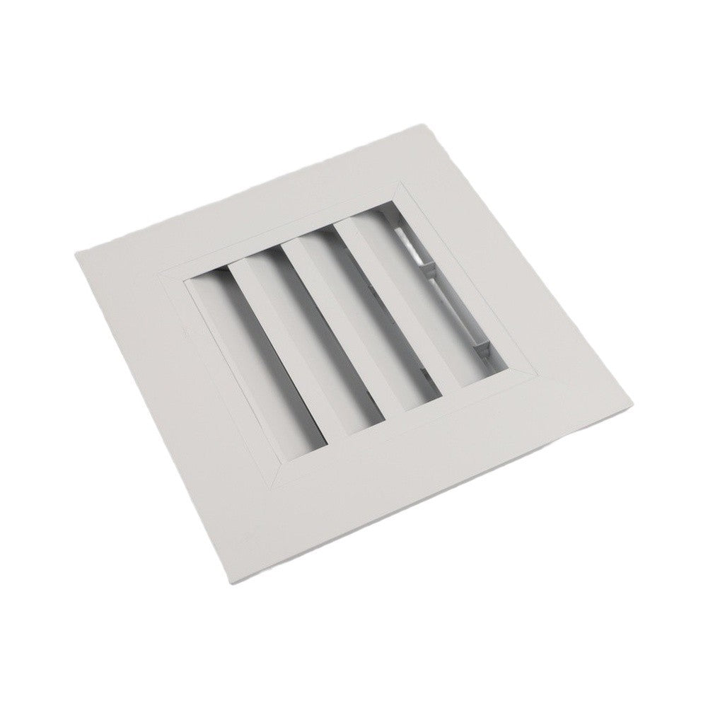 Aluminum Fixed Louver Grille for Air Circulation in Attic and Shed 350x350mm