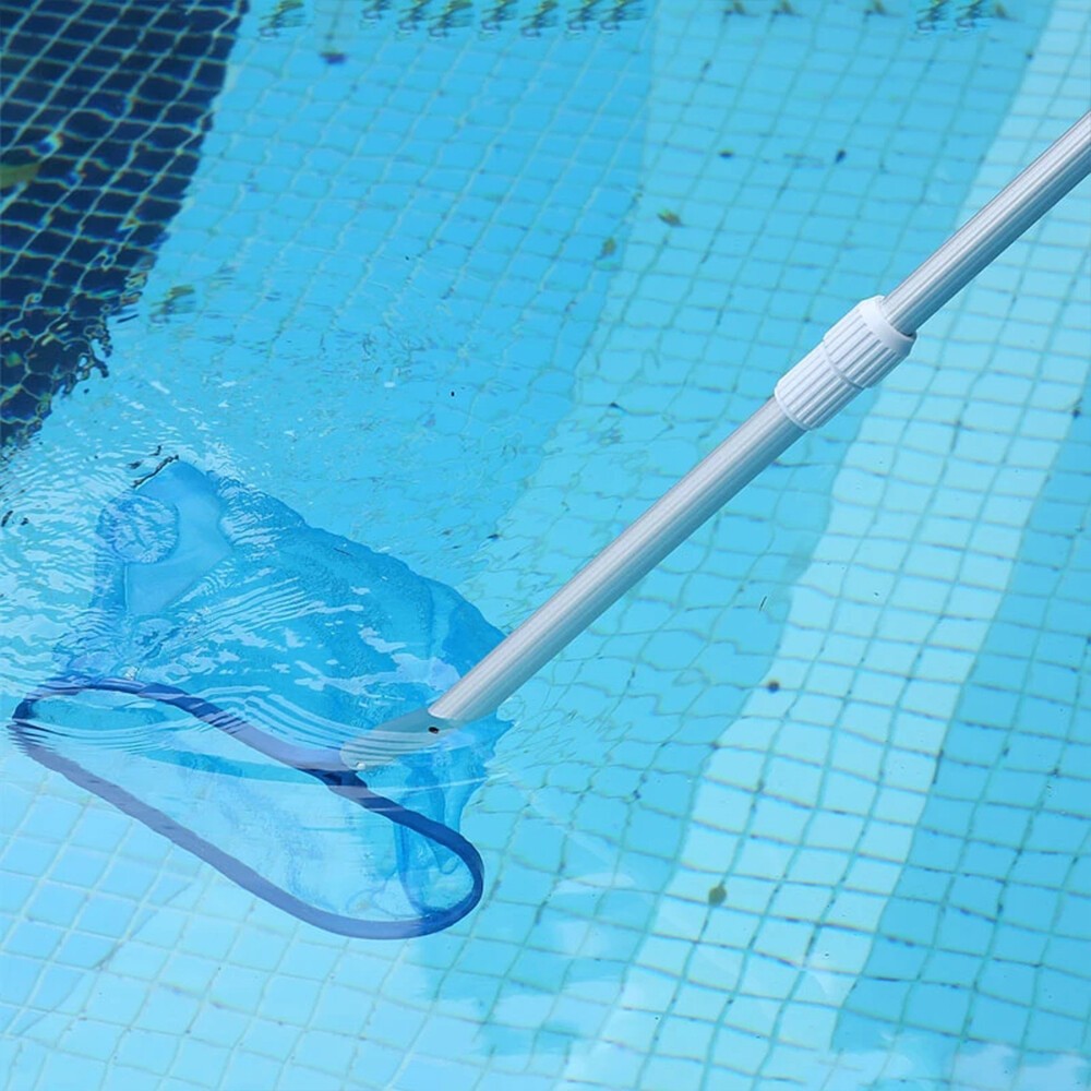Swimming Pool Deep Debris Skimmer Leaf Fine Mesh Net Cleaning Scoop Pond Hot Tub