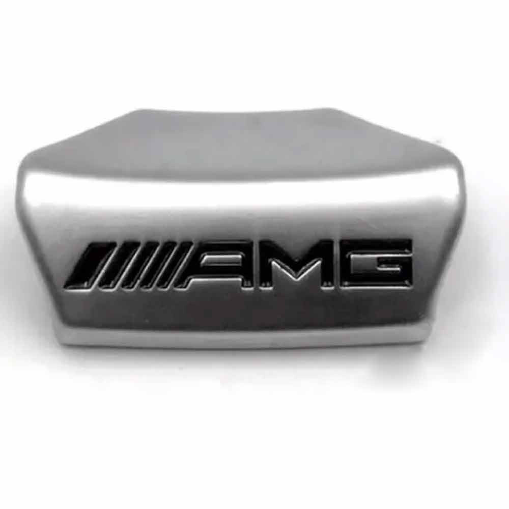 Mercedes AMG Logo Steering Wheel D Shape Interior Mark Badge Emblem 2015 - 2018