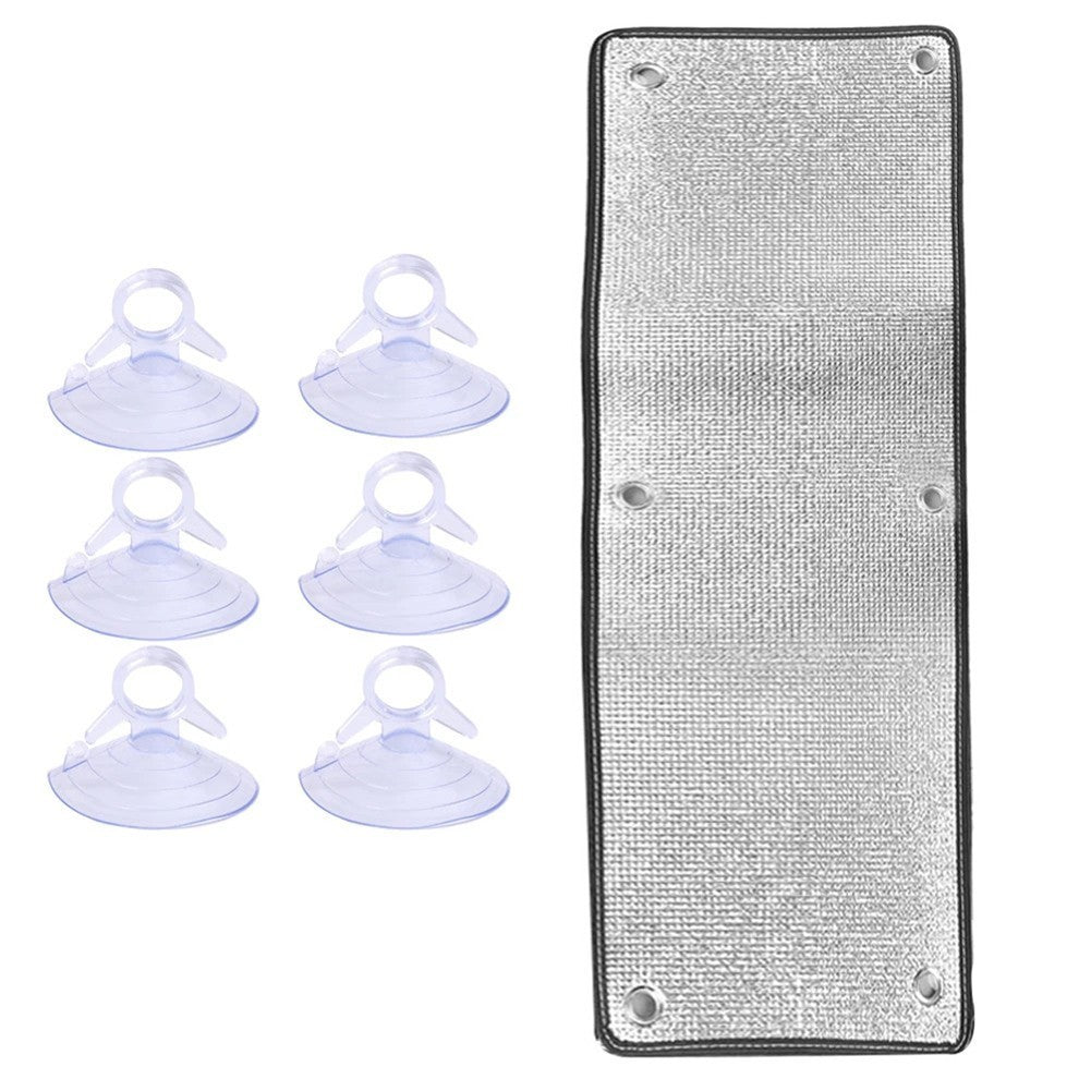 Heat Insulation Aluminum Foil Window Film with Suction Cup for Easy Installation