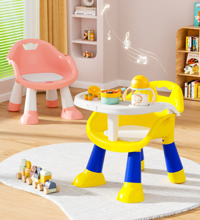 Baby Dining Chairs Comfortable Sounding Cushion Safe Feeding Booster
