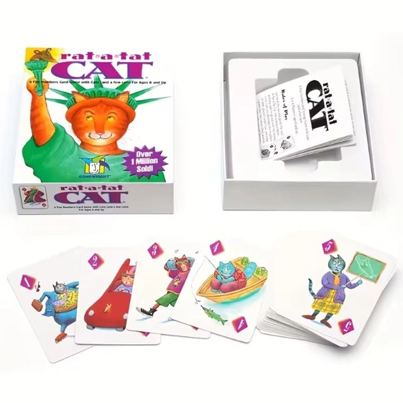 Rat A Tat Cat Funny Classic Family Party Board Cards Game Toy Kids Gift UK