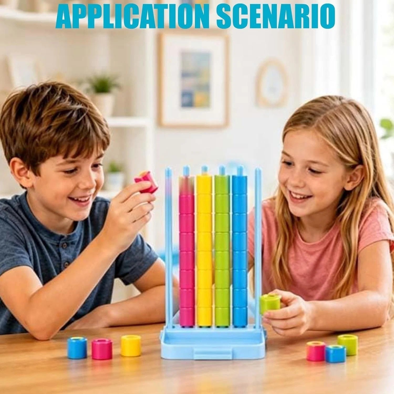 Mini Colour Stack Challenge Game, Color Matching Stacking Puzzle Game Kids Adult