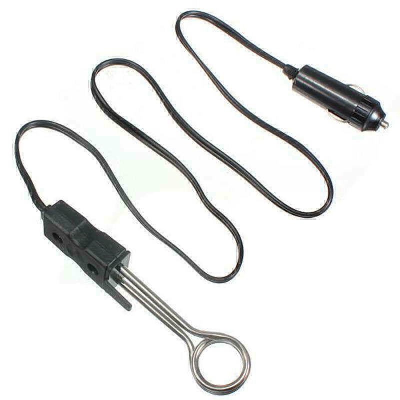 3* 12V TRAVEL IMMERSION HEATER Car/Van/Lorry/Transit Soup/Tea/Coffee/Baby Bottle