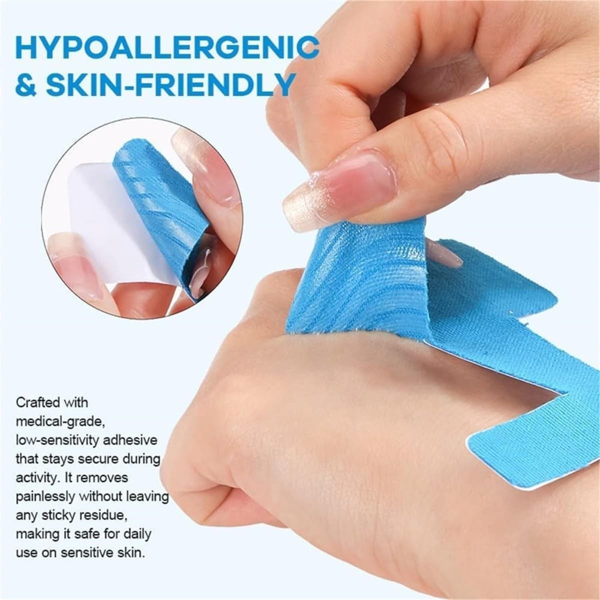 20pcs Pre-Cut Corrector Kinesiology Tape for Bunion, Relief Toe Correction Wrap