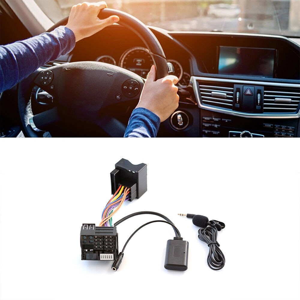 For BMW AUX Bluetooth 5.0 Car Radio Audio Cable Adapter E60 E66 E82 E87 E90 E92
