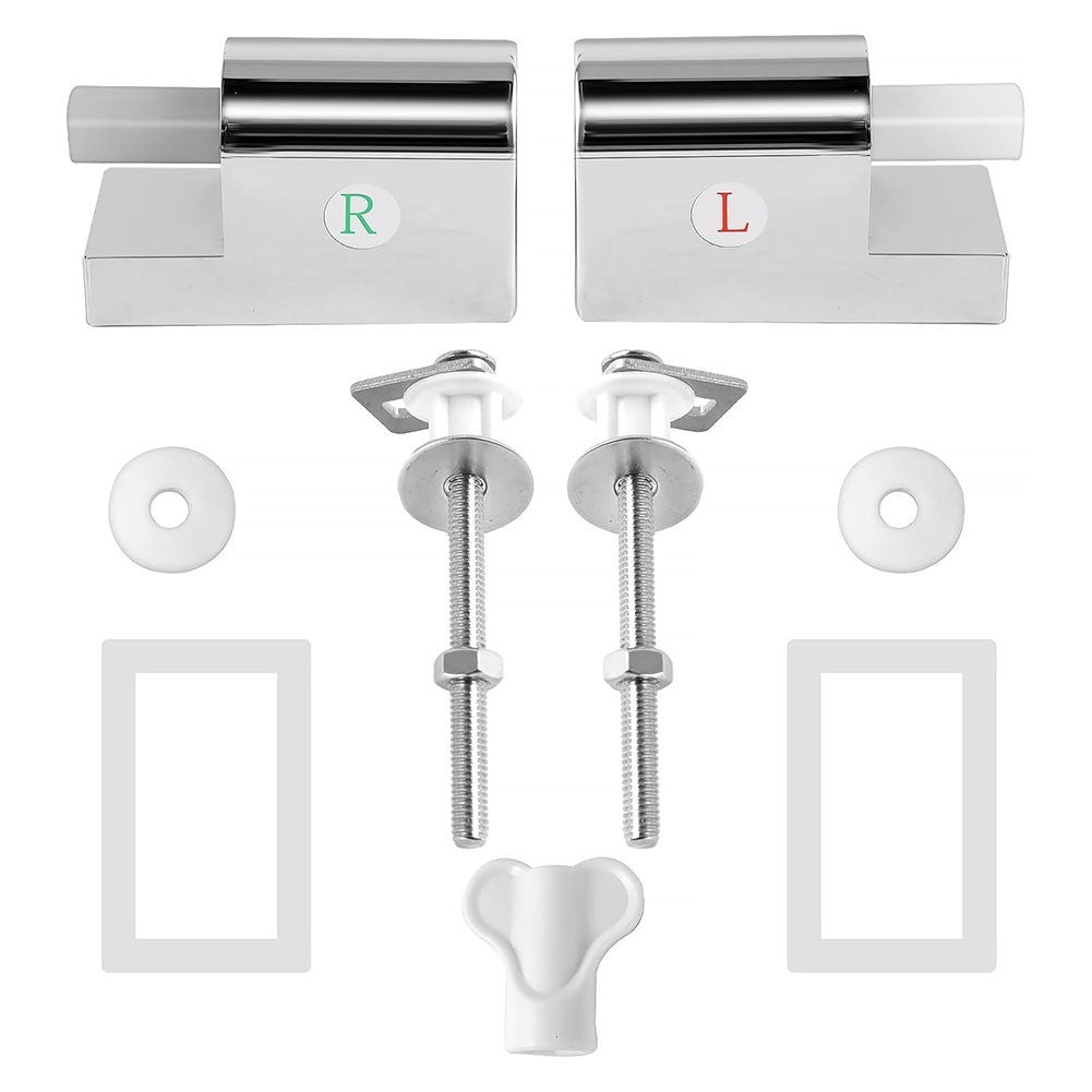 Toilet Seat Replacement Hinges with Soft Close Mechanism for Easy Install