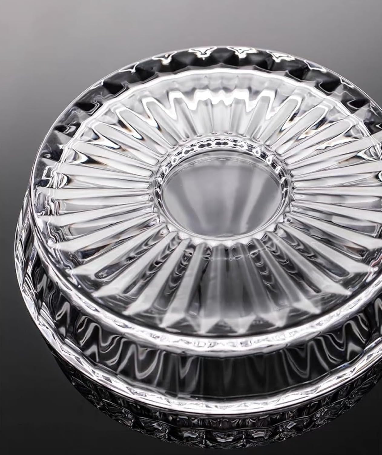 Crystal Whiskey Glass 360 Degree Rotating Spinning Wine Glass Stress Relief UK
