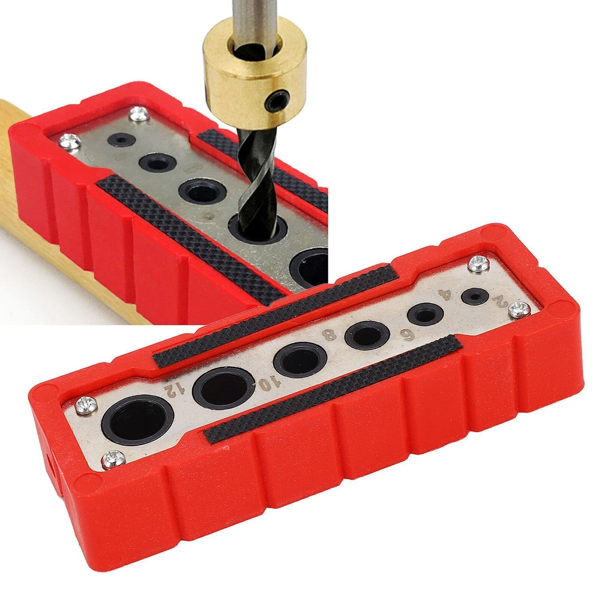 Portable Drilling Guide Handheld Drill Guide Drill Block Drilling Jig For 2mm