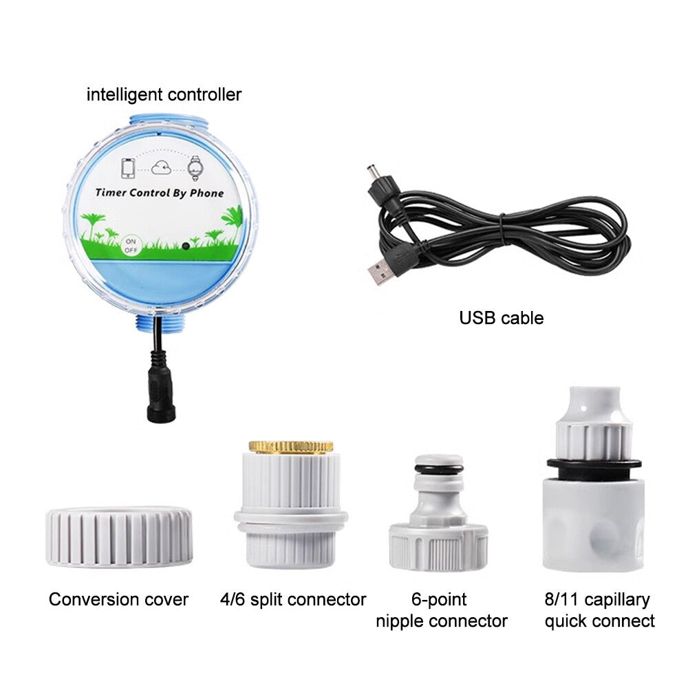 Tuya WIFI Bluetooth Smart Garden Watering Timer Auto Irrigation Controller Valve