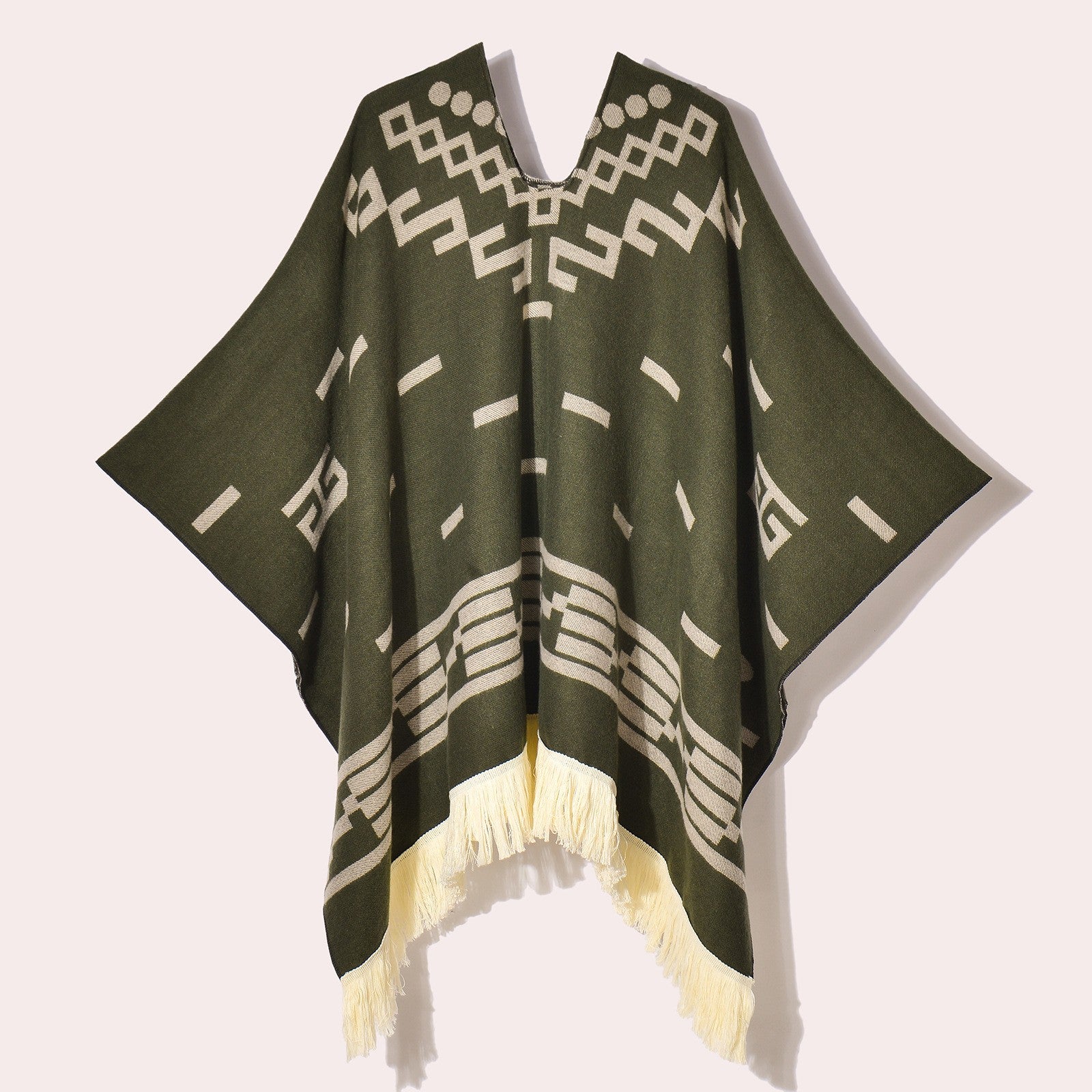 Clint Eastwood Western Cowboy Poncho Serape replica handmade of faux-alpaca wool