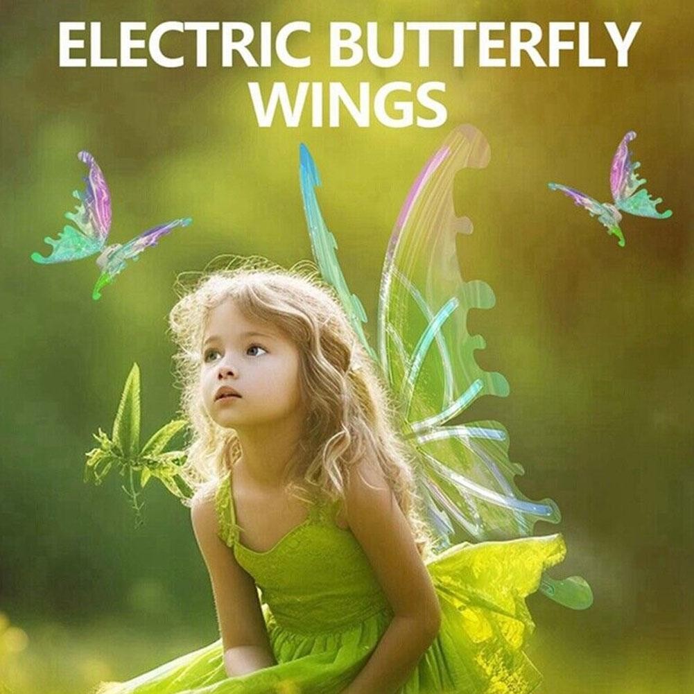 Electric Angel Wing Flapping Butterfly Wing LED Fairy Wing Costume for Kid