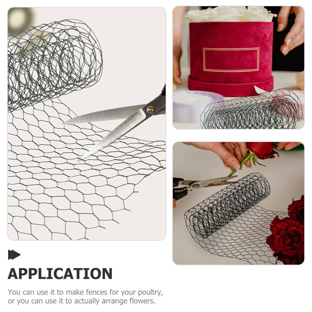Chicken Wire for Crafting Gardening Fence Flower Arrangement Grid Netting