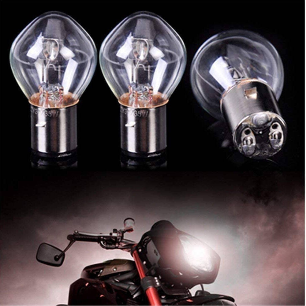 2 x S2 BA20d 6V Bulb Light Headlight 35 / 35W for Motorbike Motorcycle Scooter!