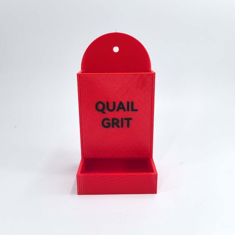 Chicken Poultry Feeder Chick Dispener Bird Hen Hangable Wind Proof Lid Legs 6kg