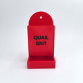 Chicken Poultry Feeder Chick Dispener Bird Hen Hangable Wind Proof Lid Legs 6kg