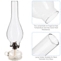 Kerosene Lamp Glass Chimney Clear Cover for Oil Cylinder Candle Shade
