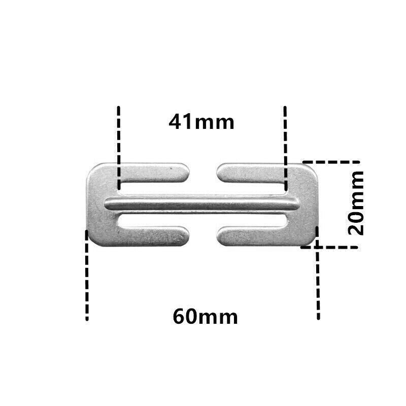 Universal 5 Point Baby Car Seat Belt Clips Black Replacement Buckle Strap Parts