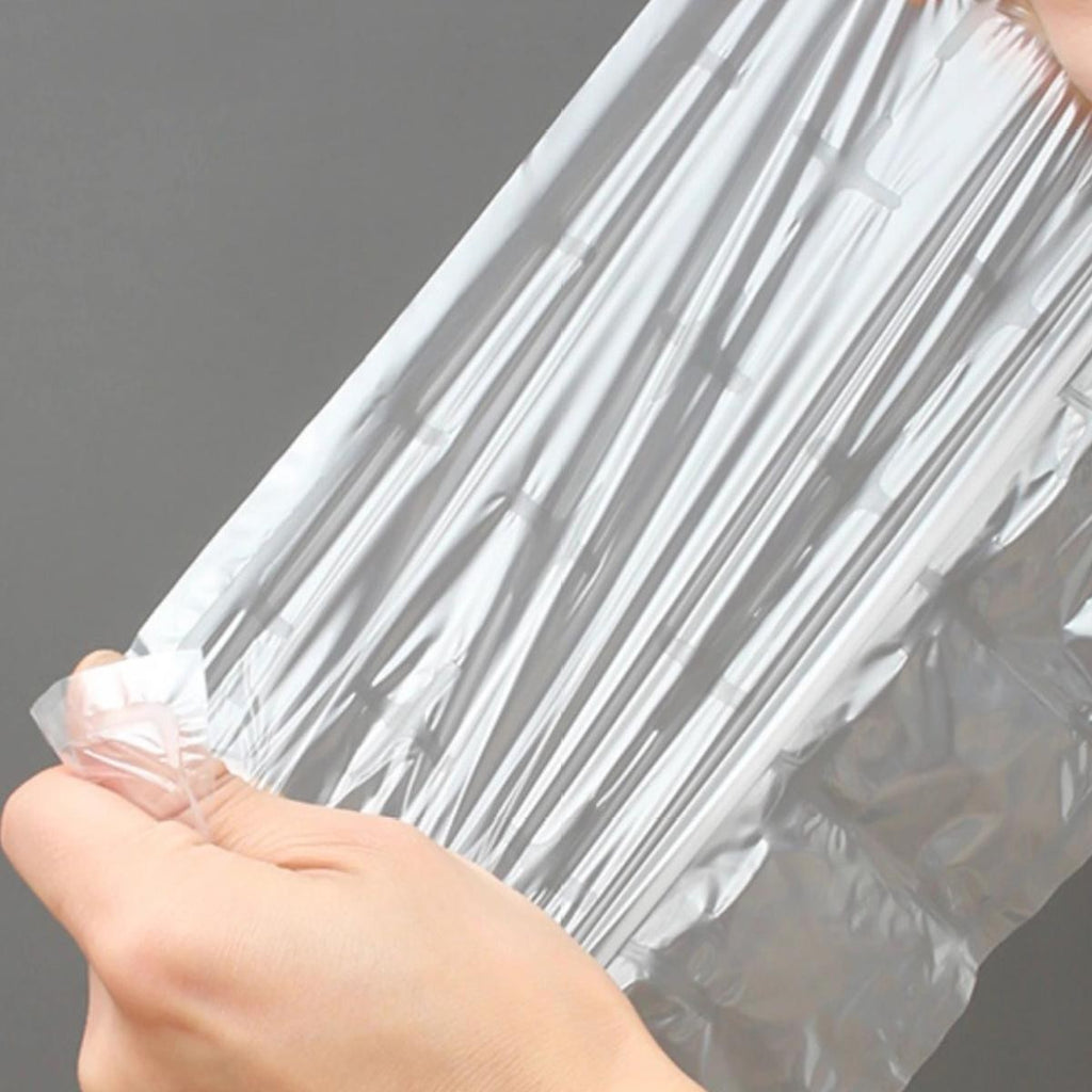 100 Ice Cube Freezer Bags 2400 Disposable Cubes Maker Clear Bag Fridge Party BBQ