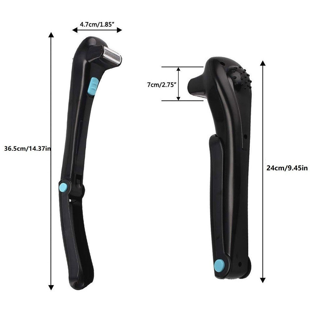 Men's Electric Back Hair Shaver Remover Body Trimmer Self Groomer Shaving Tool