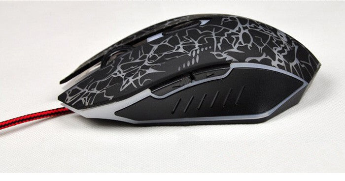 USB Wired Adjustable 3600 DPI High Performance RGB Backlit PC Gaming Mouse UK