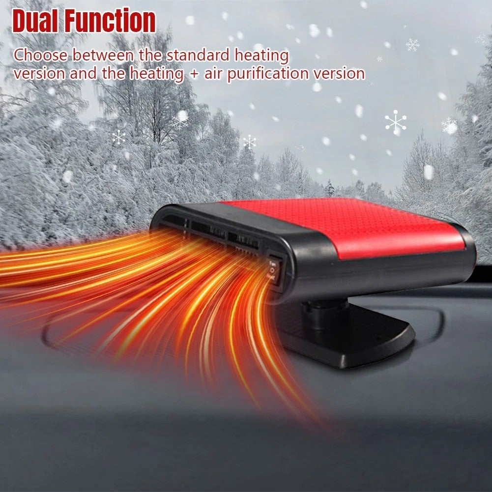 800W Car Heater Portable Electric Heating Fan Defogger Defroster Demister 12V