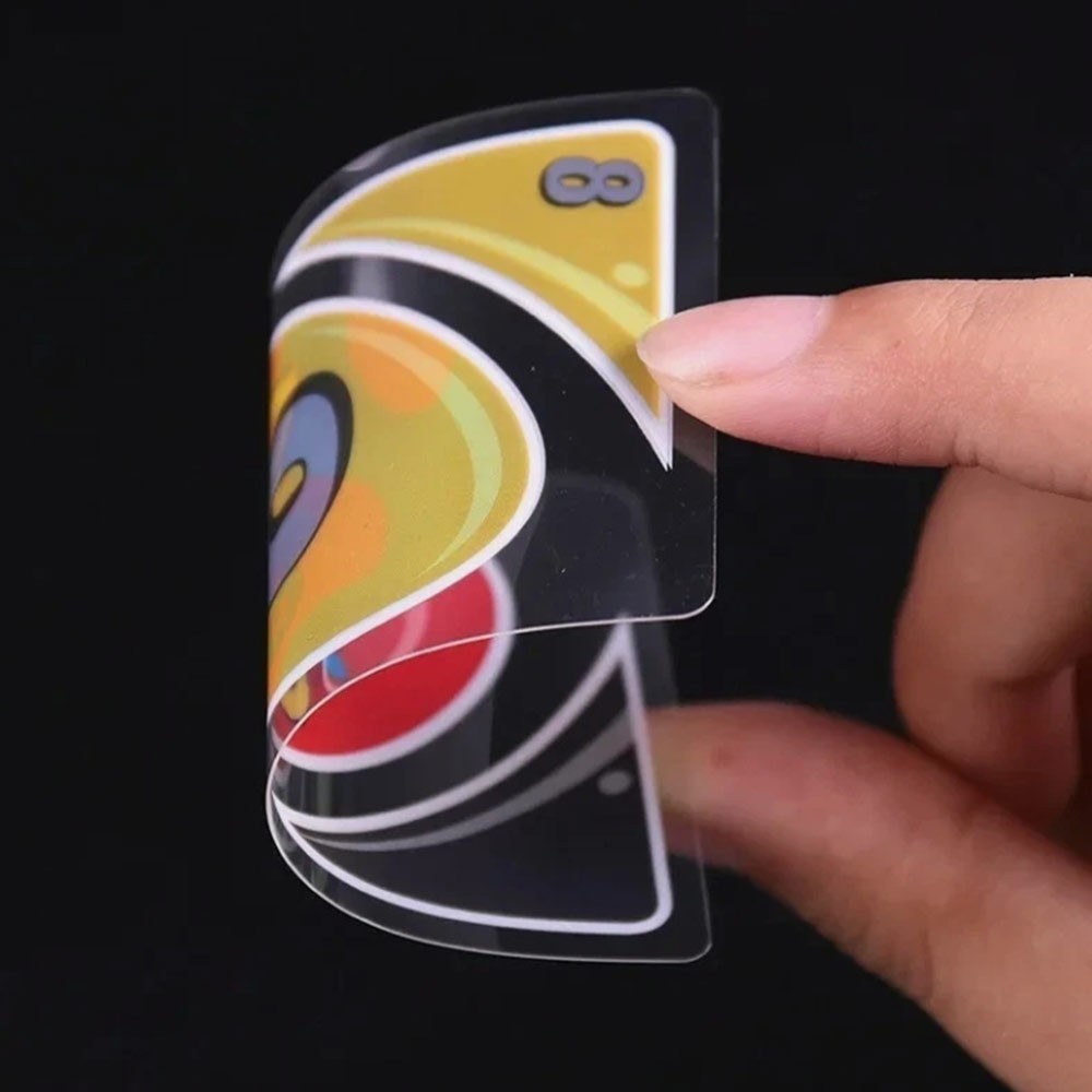 UNO H2O Waterproof Card Game Transparent PVC Plastic Pressure Proof Board Game