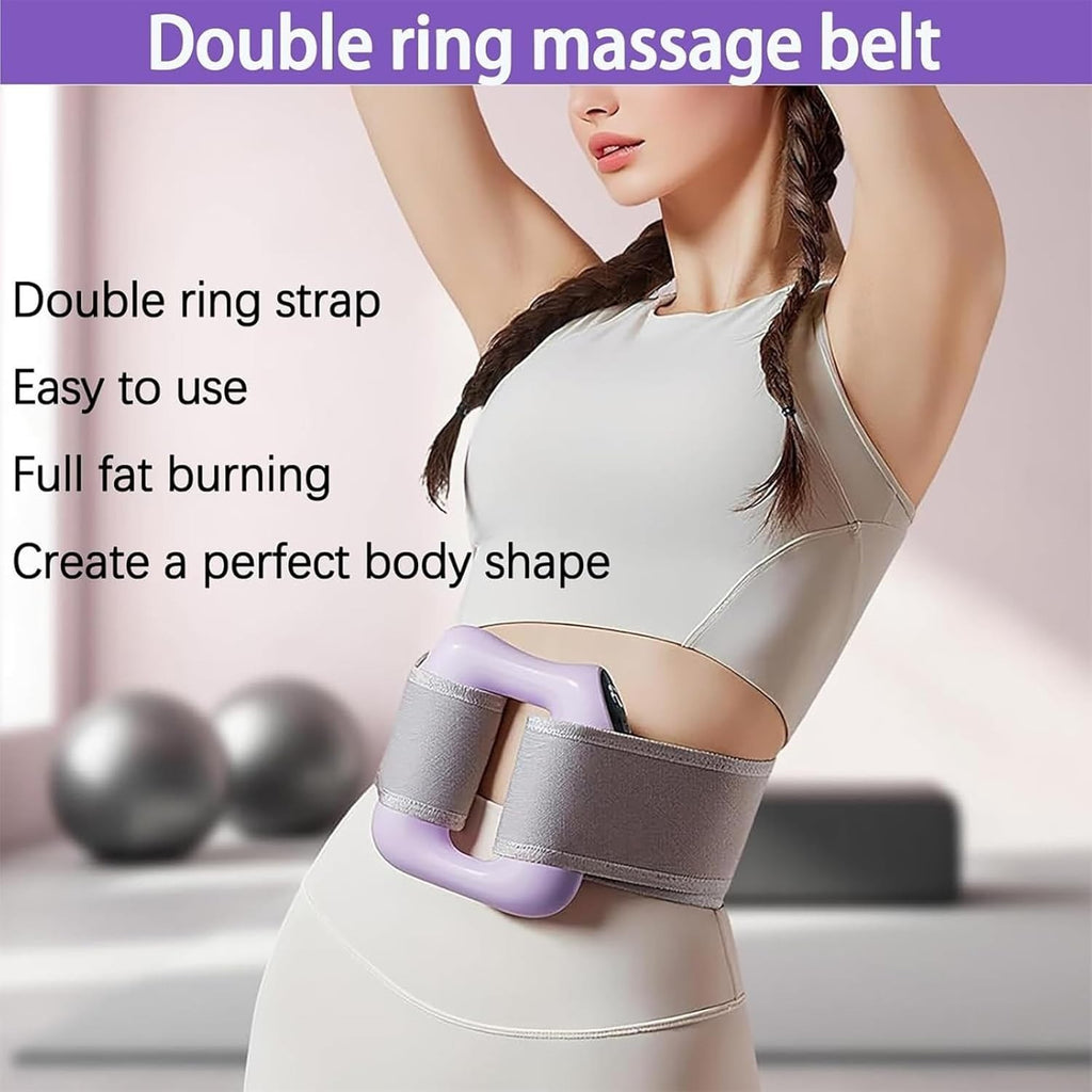 Fast Fat Burning Yoga Ring Massager,Portable Full-Body Electric Fascia Ring