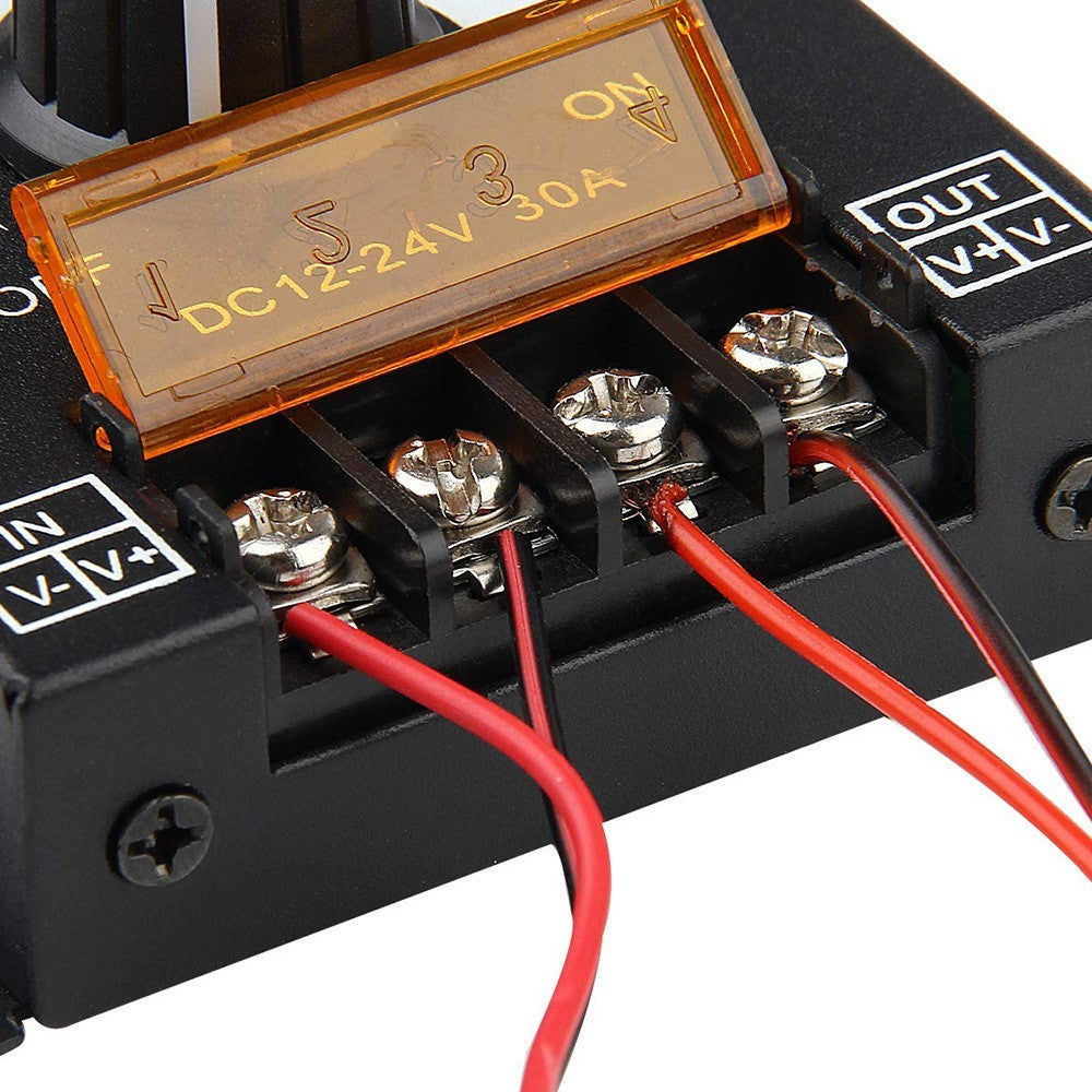 DC 12V-24V 30A PWM Dimming Controller with Knob LED Light Strip Switch Dimmer
