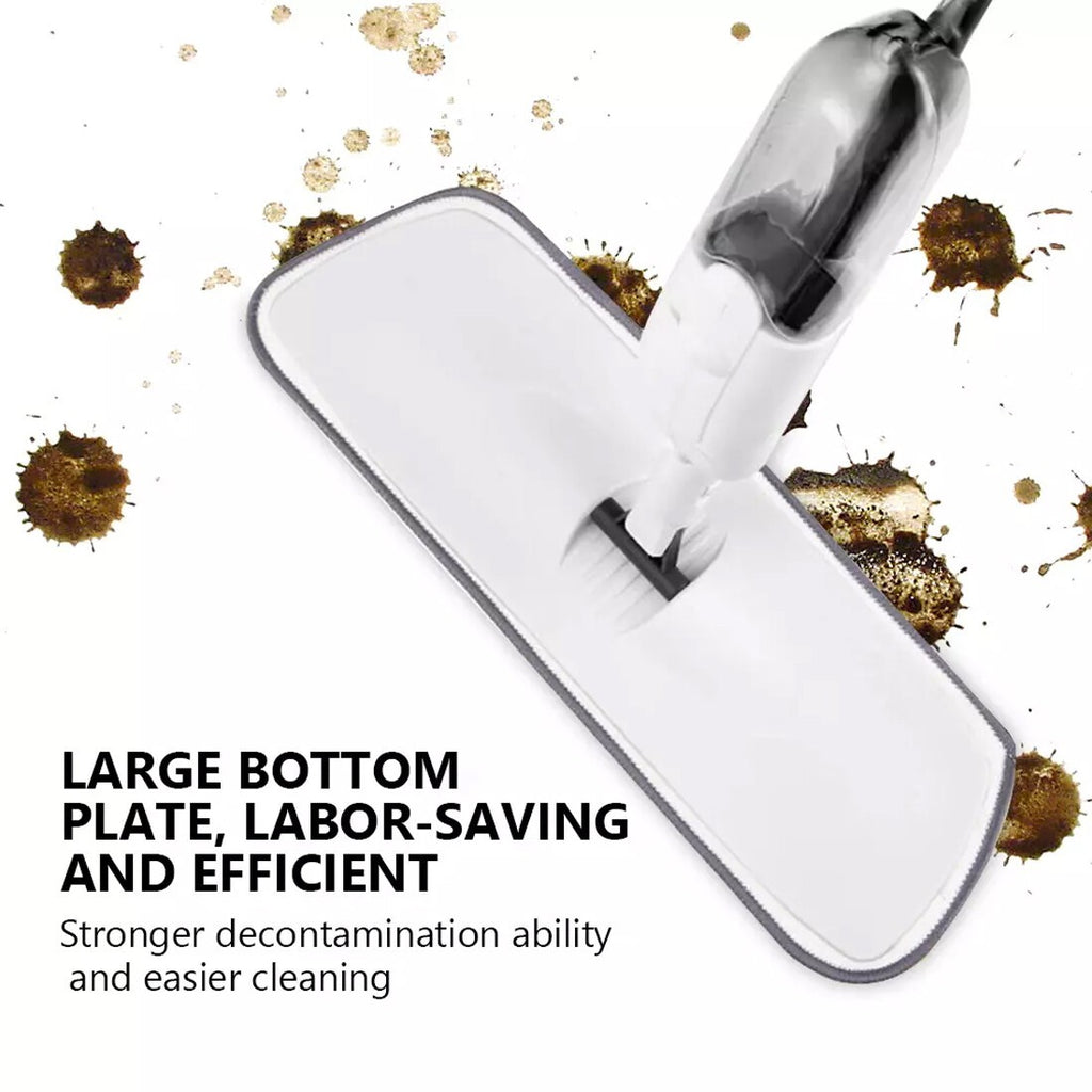 Spray Mop for Floor Cleaning 5 Reusable Microfibre Pads 350ml Water Bottle Tank