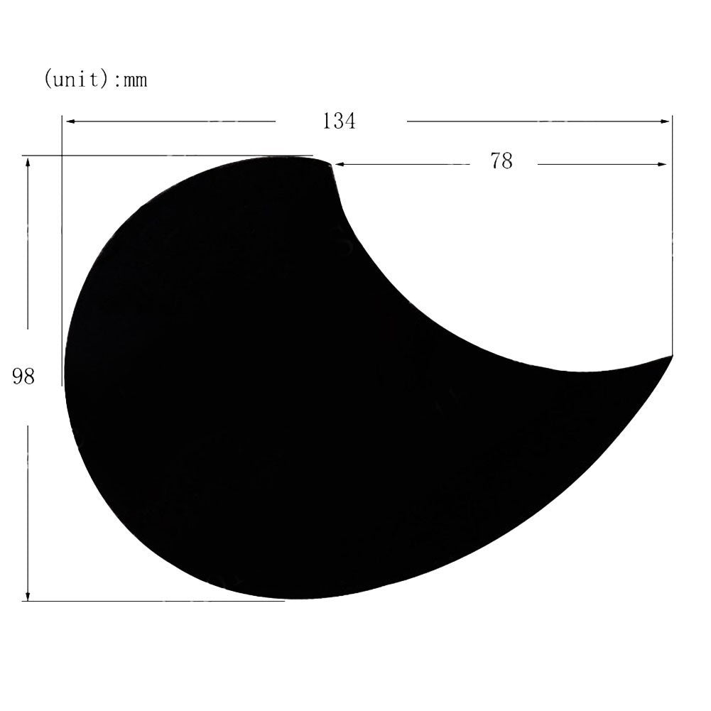 High Quality 36 Inch Drop Shape Acoustic Guitar Pickguard Guitar Parts
